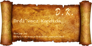 Drávecz Kandida névjegykártya